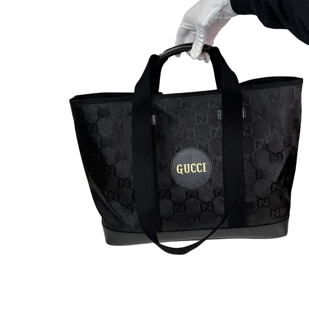 NWT Gucci Off The Grid Medium Tote Bag Black Nylon  Luxury Handbag Authentic. - Picture 2 of 8